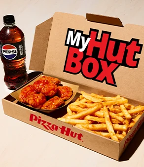 My Hut Box: Entree, Side & 20oz Drink
